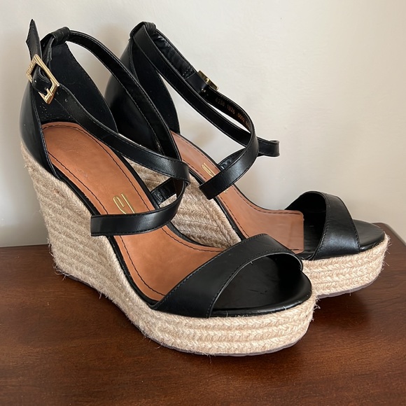 SANTA LOLLA New Espadrille Sandals Heels Size 8 - Picture 9 of 13